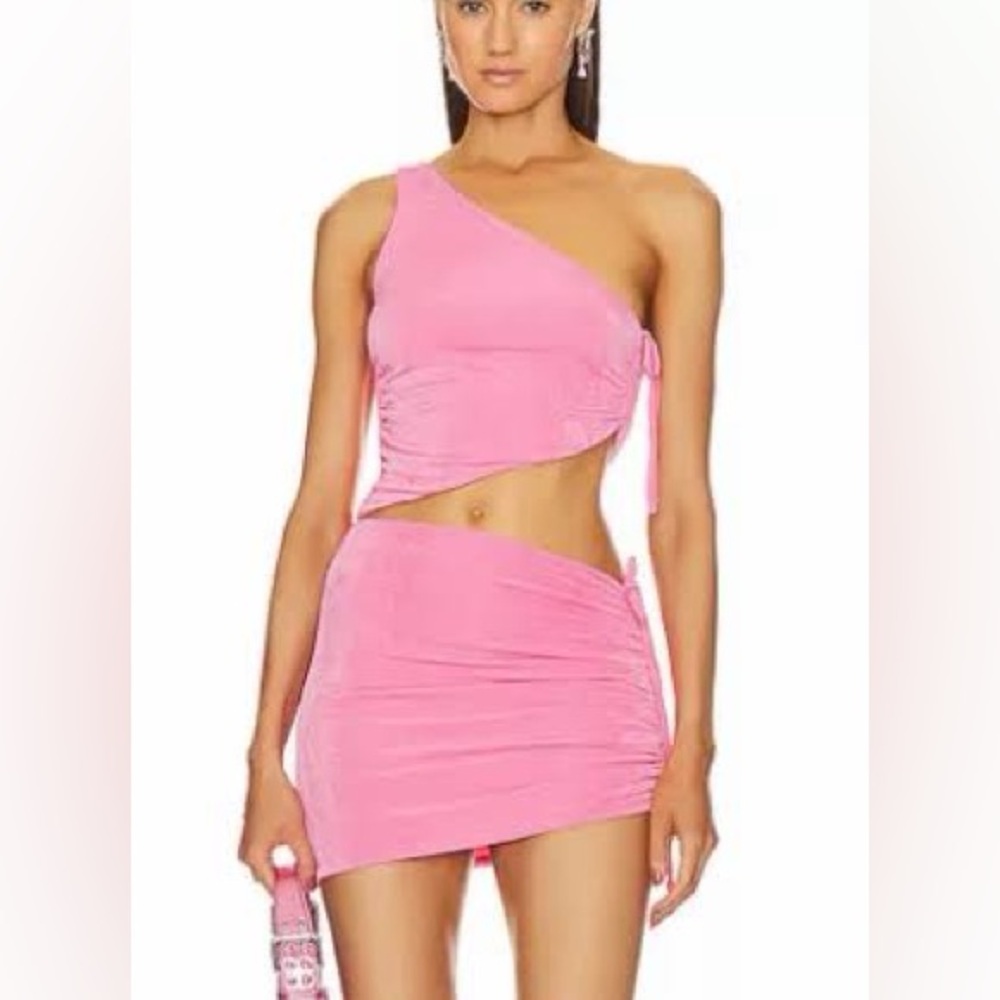 SUPERDOWN Jori Asymmetrical Skirt Set